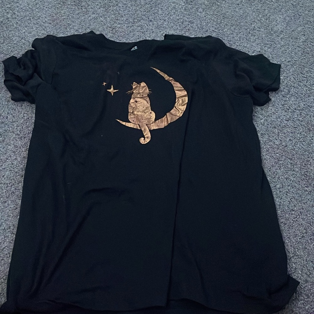 Halloween cat tee